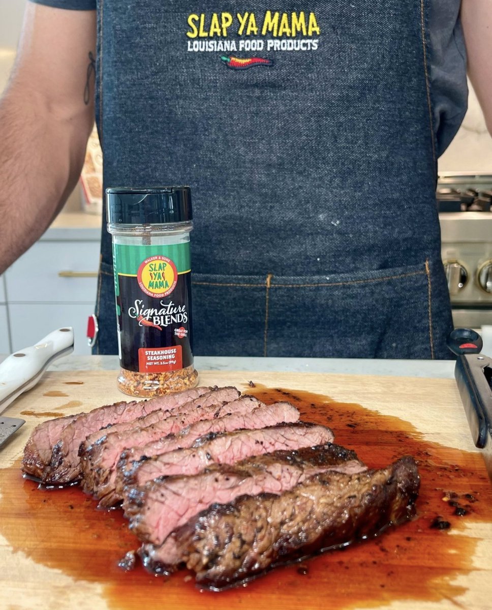 Slap Ya Mama (@slapyamama) on Twitter photo Guess what? Dad’s got steak on his mind this weekend. Fire up the grill and treat him to bold flavor with Slap Ya Mama’s Steakhouse Seasoning. 🥩🔥
🔥Enjoy 20% off your online purchase with code “DADSDAY” Guess what? Dad’s got steak on his mind this weekend. Fire up the grill and treat him to bold flavor with Slap Ya Mama’s Steakhouse Seasoning. 🥩🔥
🔥Enjoy 20% off your online purchase with code “DADSDAY”