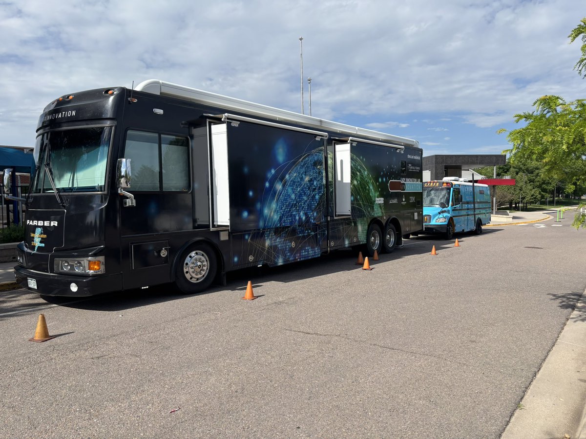 The Future-Ready Innovation Lab (@svvsdmobilelabs) on Twitter photo We had a great visit to <a href="/TimberlinePK8/">Timberline PK8</a> with both the Mobile Lab and Cyber Explorer Lab today! Students were introduced to cybersecurity using ciphers aboard the Cyber Explorer, and explored AI concepts aboard the Mobile Lab. #StVrainStorm <a href="/SuptEmeritus/">Don Haddad</a> <a href="/SVVSDdeputy/">Jackie Kapushion, Ed.D.</a> We had a great visit to <a href="/TimberlinePK8/">Timberline PK8</a> with both the Mobile Lab and Cyber Explorer Lab today! Students were introduced to cybersecurity using ciphers aboard the Cyber Explorer, and explored AI concepts aboard the Mobile Lab. #StVrainStorm <a href="/SuptEmeritus/">Don Haddad</a> <a href="/SVVSDdeputy/">Jackie Kapushion, Ed.D.</a>