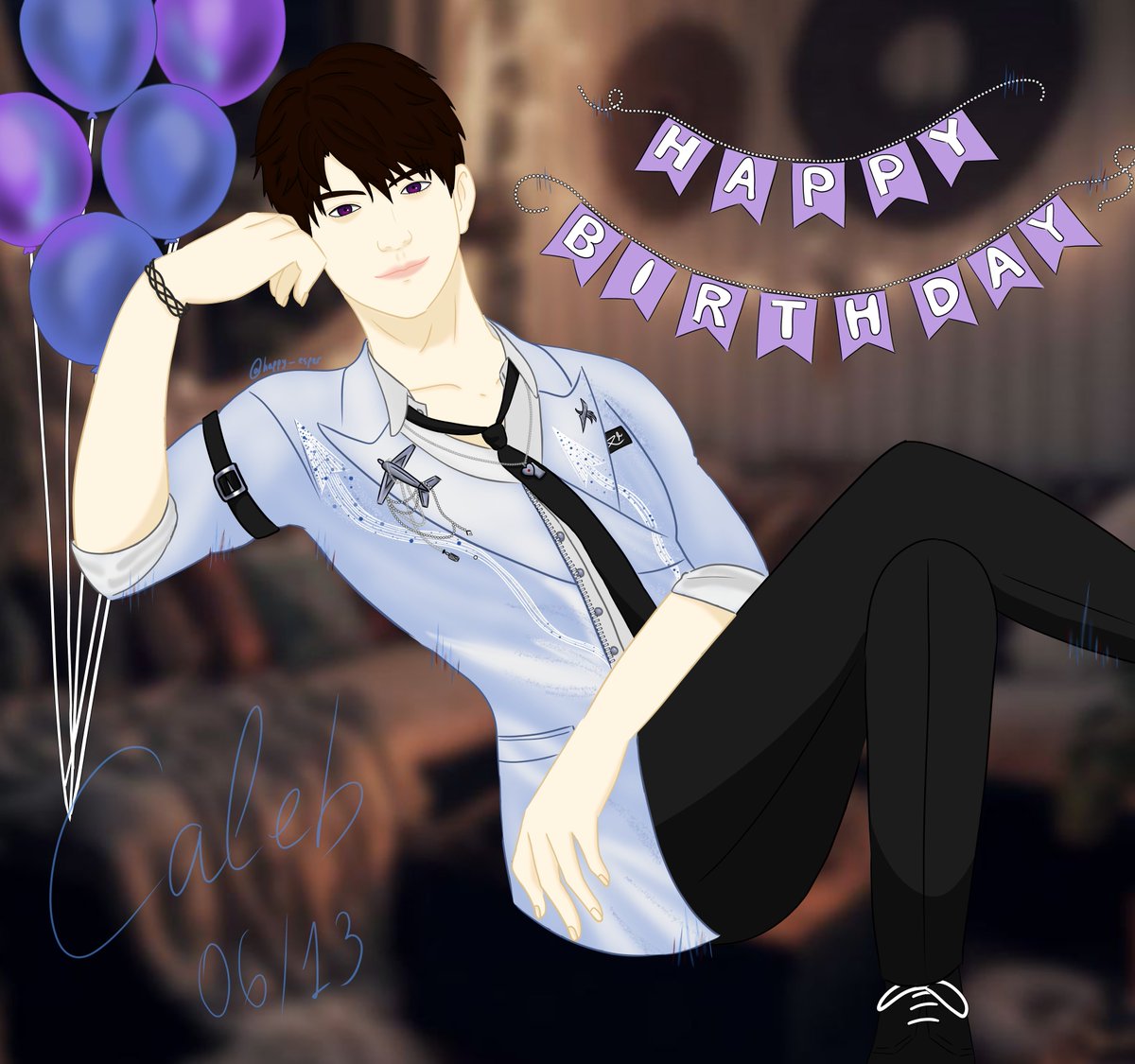Happy b-day apple boy🍎🍏~ #Caleb #LoveandDeepspace