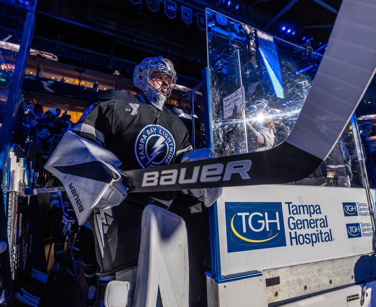 As just announced, #GoBolts  goalie Andrei Vasilevskiy finished 2nd in Vezina Trophy voting, the award given to the NHL’s best goalie each season.

Vasilevskiy received 80 points and was the only other goalie to get a first place vote than 2025 winner Connor Hellebuyck (158 pts)