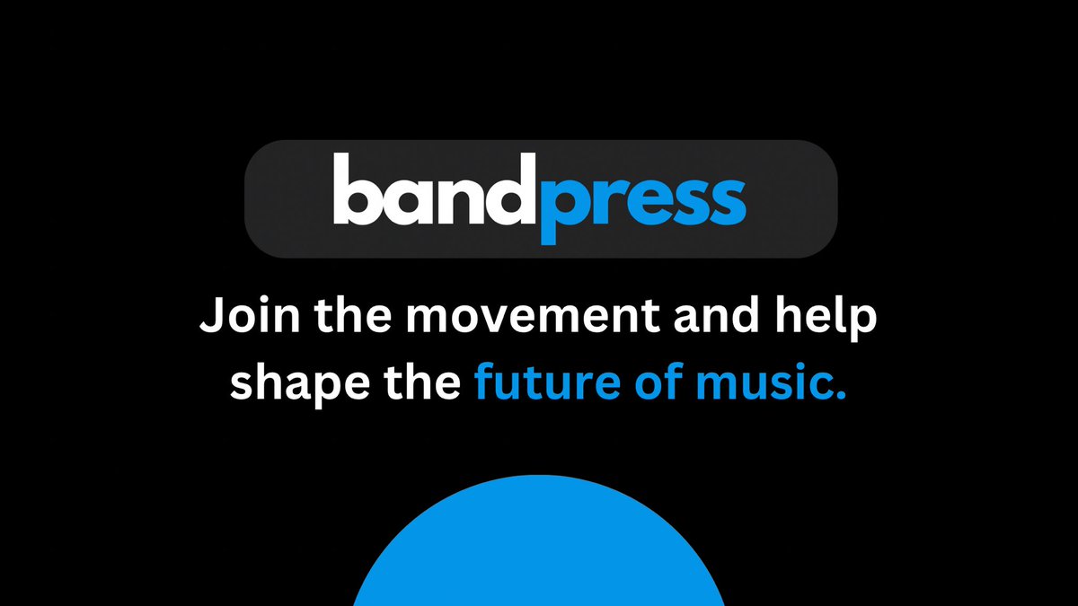 BandPress (@bandpresshq) on Twitter photo Join the biggest movement in years, that is going to change the future of music, but only with your support ๐
The dedicated social network for those who love music. Sign up today ๐ต
bandpress.co.uk/preview/ Join the biggest movement in years, that is going to change the future of music, but only with your support ๐
The dedicated social network for those who love music. Sign up today ๐ต
bandpress.co.uk/preview/