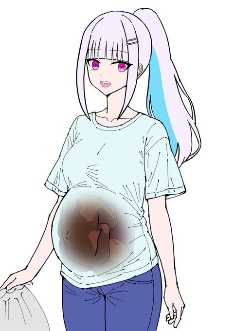 毎朝会う隣家の若奥様がえげつないモノをお腹に潜ませてる、みたいな 