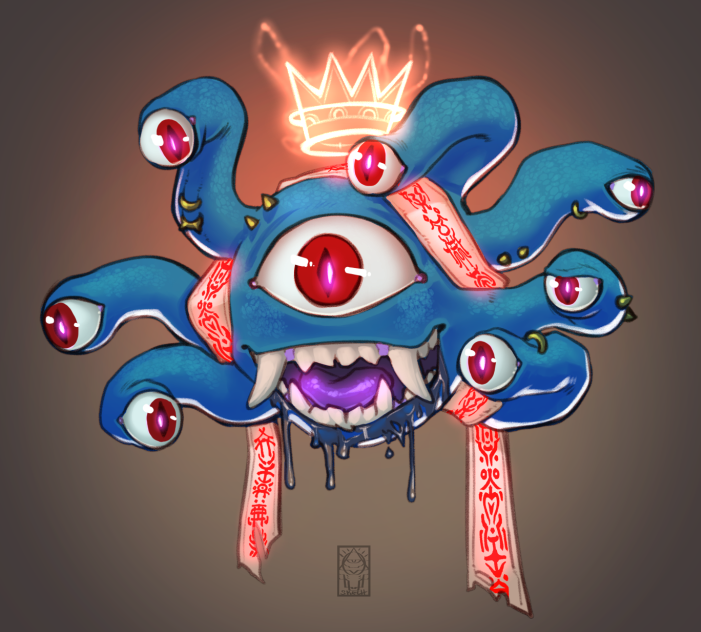 My cute Beholder, Dorzu! Look at him!