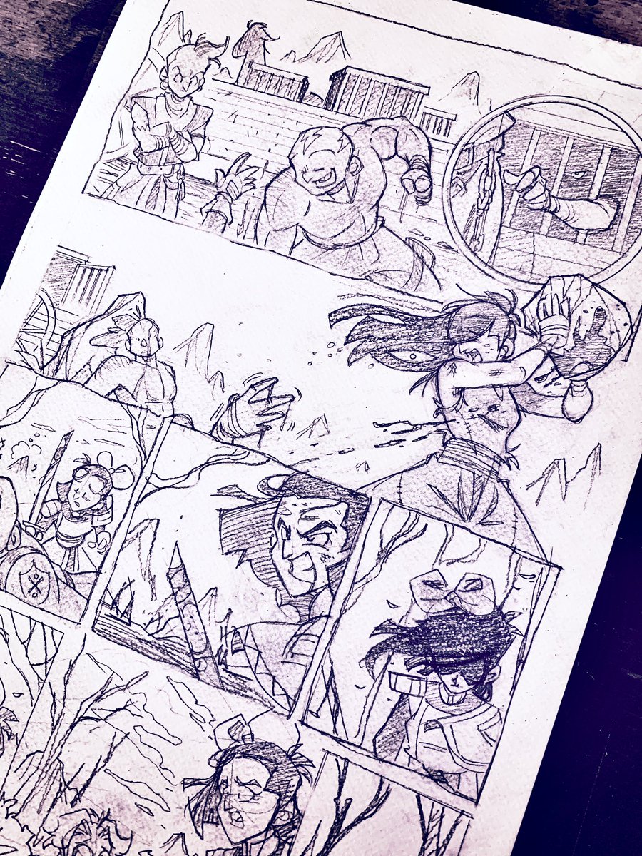 Working on some new TerraQuill #comics