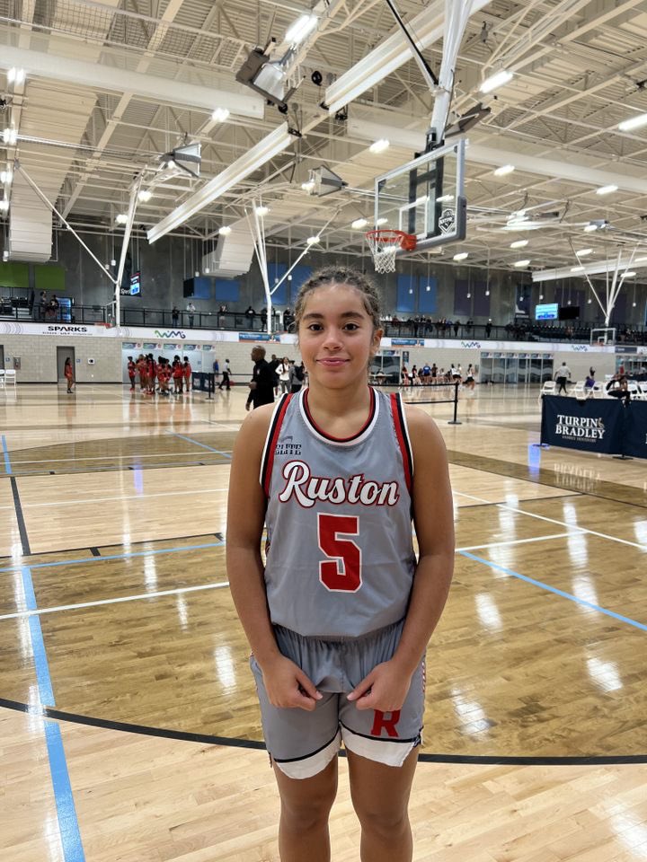 🏆LHSBCA - JSE Team Camp

⛹️‍♀️ Gioia Tatum
🏀 Ruston High School 
🎓 2027

📝 Gioia is an elite shooter that had great spacing while running the floor. She also is a great defender who can lock down the opposing teams best guard. #junescholastic