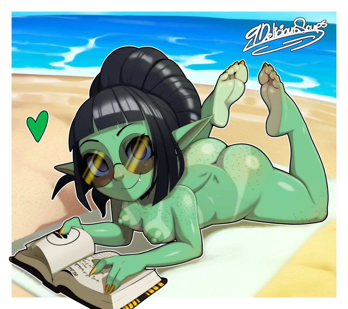 Crystal hanging out at the Beach, thanks so much /SpaceGob!! 💕❤️