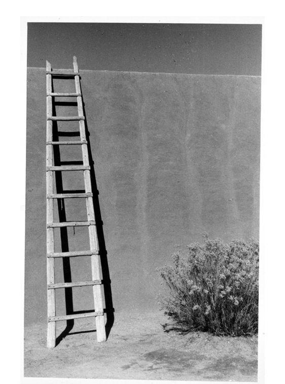 Georgia O'Keeffe
Ladder against Studio Wall
1959 or 1960