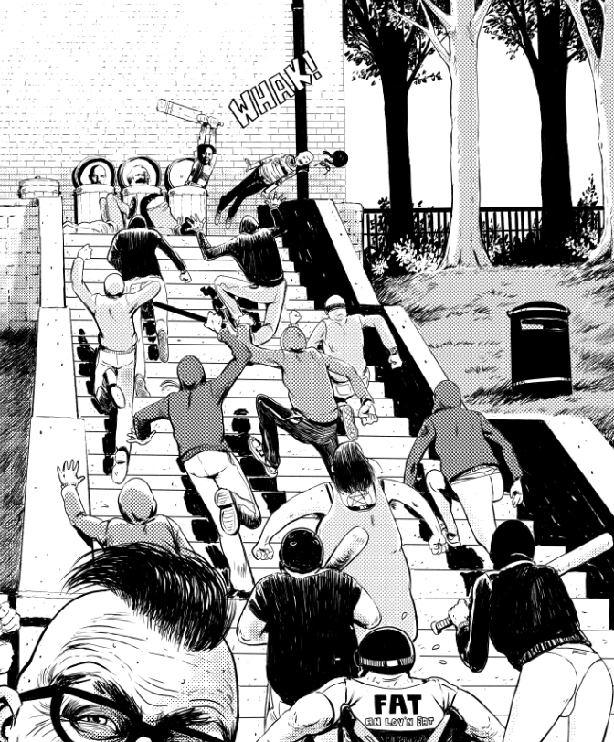 Detail from another page done. Slow and steady does it. Please sign up to get a notification of when we launch indiegogo.com/projects/mary-… #comics #comicsgate #indiecomics #smallpress #hooligans