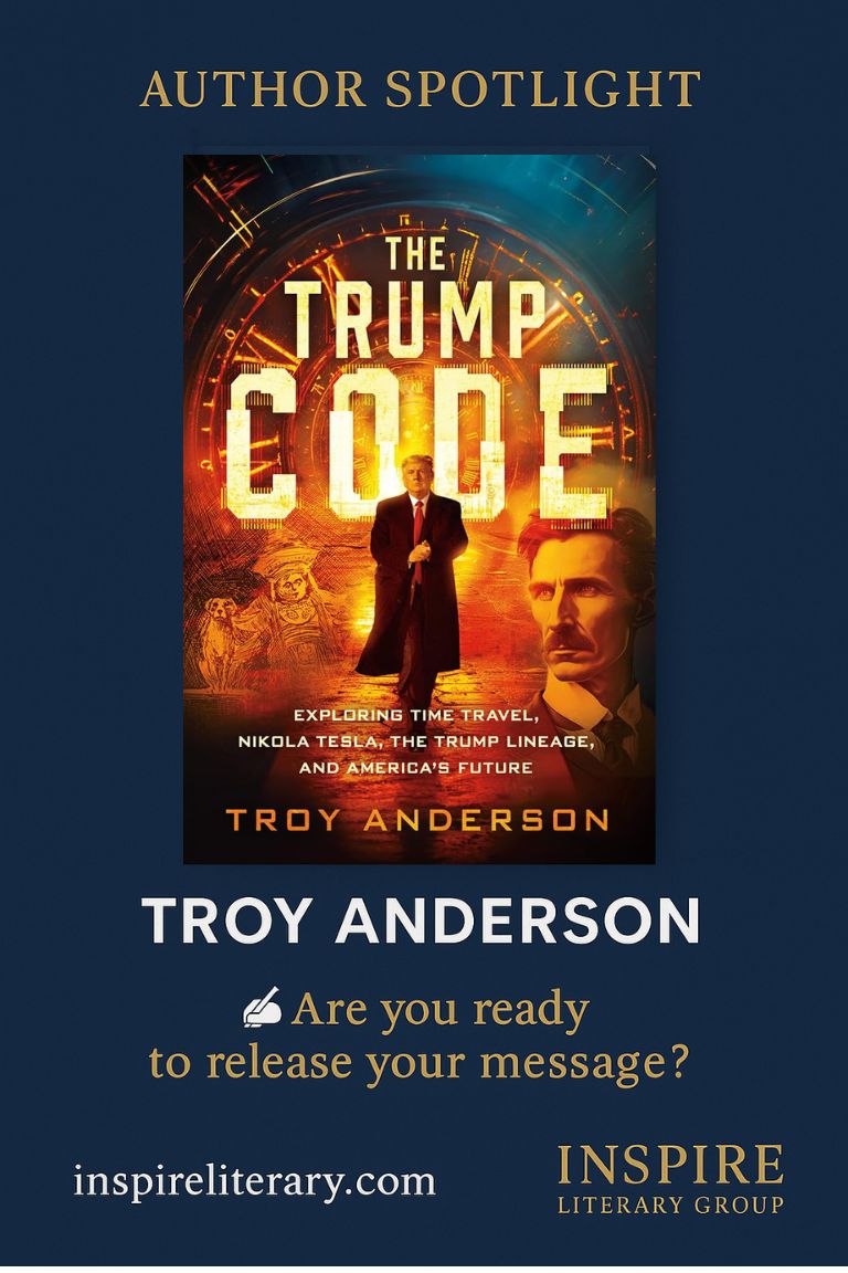 TroyMAnderson's tweet photo. The Trump Code by @TroyMAnderson isn’t just a book—it’s a prophetic decoding of America’s destiny.
As the founder of Inspire Literary Group, Troy leads by example—publishing truth for turbulent times.
📷 Ready to release your message?
📷 https://t.co/qcwz1suHig
#TheTrumpCode #ChristianAuthors