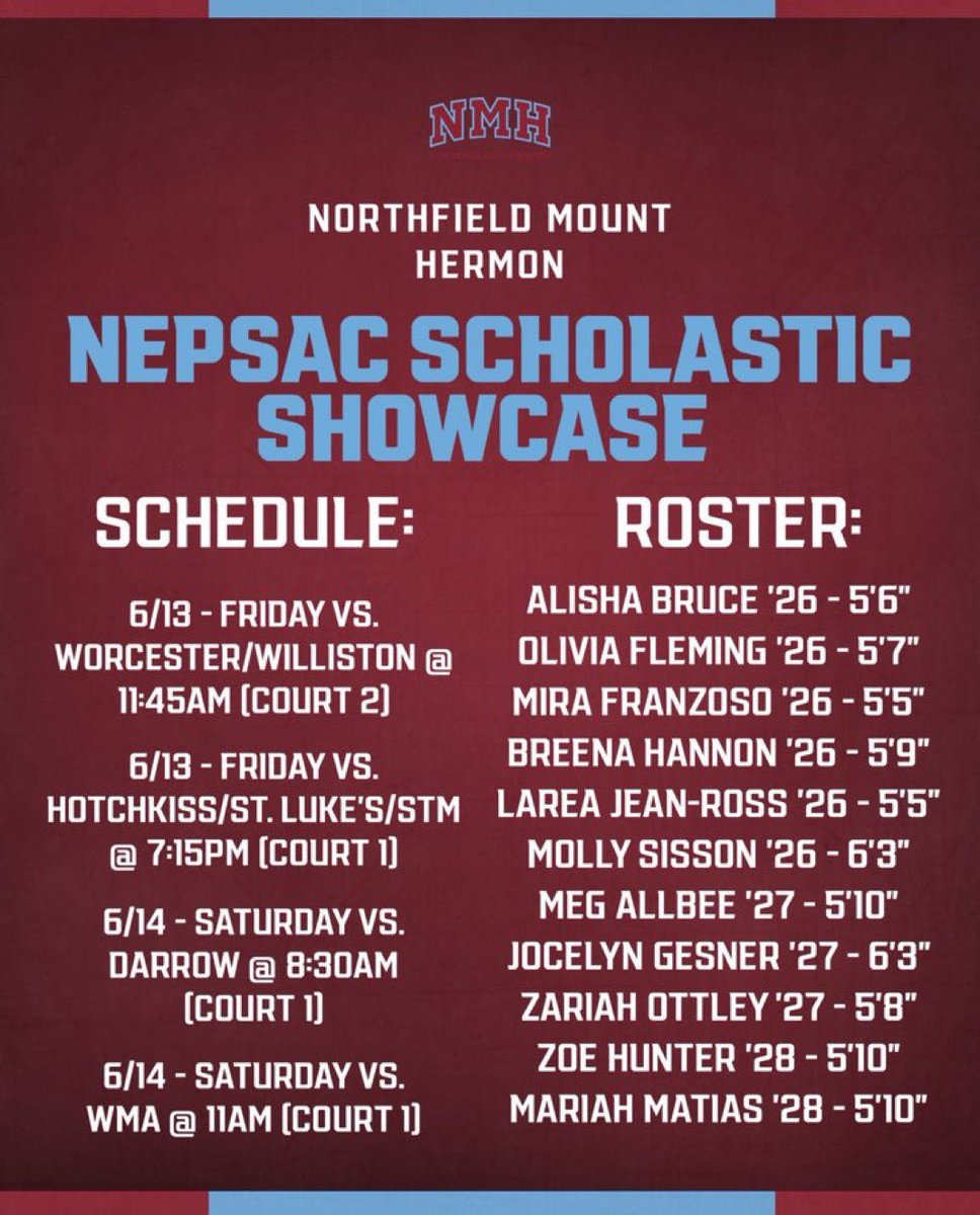mariah (@mariahmatias24) on Twitter photo Excited to play in my first NEPSAC showcase canāt wait to play with my new team coaches come check us out <a href="/NMH_Hoops/">NMH Girls Basketball</a> <a href="/XGenElite/">XGen Elite</a> <a href="/TeamNEHoops/">Team Northeast</a> Excited to play in my first NEPSAC showcase canāt wait to play with my new team coaches come check us out <a href="/NMH_Hoops/">NMH Girls Basketball</a> <a href="/XGenElite/">XGen Elite</a> <a href="/TeamNEHoops/">Team Northeast</a>