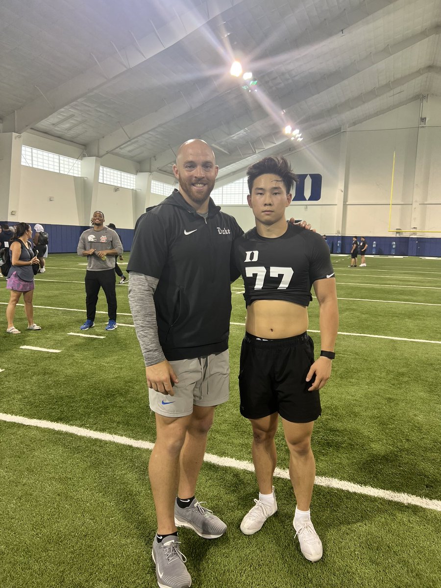 Noah Park (@noah_park1) on Twitter photo Had a great camp today competing at Duke! Thank you <a href="/RickLyster/">Rick Lyster</a> for the invite and the opportunity to showcase my skills. Looking forward to what is ahead! <a href="/CoachZohn/">Zohn Burden</a> @coach_wayne55 <a href="/Wick_Football_/">Brunswick Football</a> <a href="/DukeFOOTBALL/">Duke Football</a> Had a great camp today competing at Duke! Thank you <a href="/RickLyster/">Rick Lyster</a> for the invite and the opportunity to showcase my skills. Looking forward to what is ahead! <a href="/CoachZohn/">Zohn Burden</a> @coach_wayne55 <a href="/Wick_Football_/">Brunswick Football</a> <a href="/DukeFOOTBALL/">Duke Football</a>