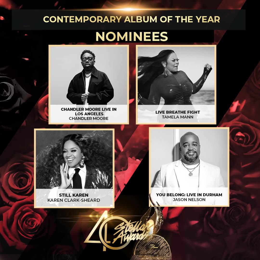 TheStellars's tweet image. And @TheStellars nominees are... #swipe for #nominee reveal. 👏Congratulations to all #ContempAlbum #PraiseWorshipAlbum #SpecialEventAlbum #Producer #thestellars #stellarawards
Visit stellarawards.com for the full list of nominees. SAGMA Pre-Sale tickets on sale now!