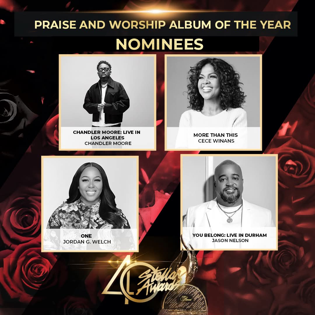 TheStellars's tweet image. And @TheStellars nominees are... #swipe for #nominee reveal. 👏Congratulations to all #ContempAlbum #PraiseWorshipAlbum #SpecialEventAlbum #Producer #thestellars #stellarawards
Visit stellarawards.com for the full list of nominees. SAGMA Pre-Sale tickets on sale now!