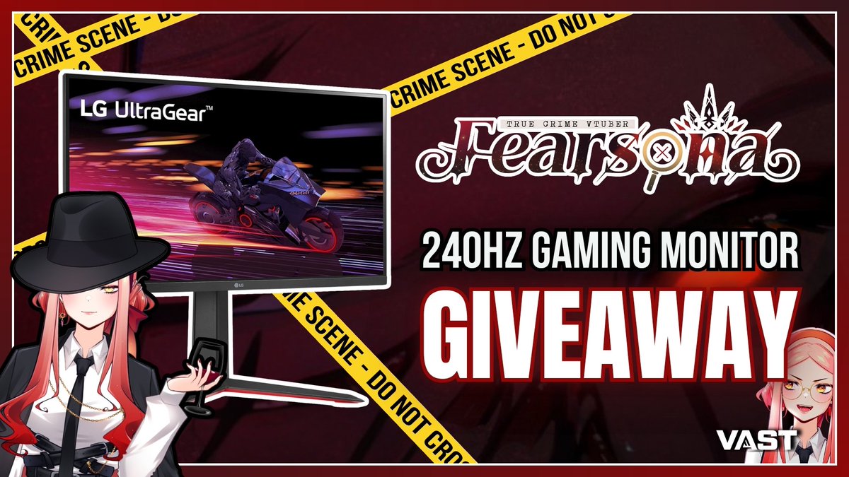 240Hz Gaming Monitor Giveaway!

To enter, perform these tasks via the link below:

🔁Repost + Like 

✅Follow <a href="/FEARSONAVT/">Fear/Sona 🕵️‍♀️ 3D DEBUT June 2025!</a> + <a href="/VastGG/">Vast</a>
 
Enter Here: vast.link/fearsona