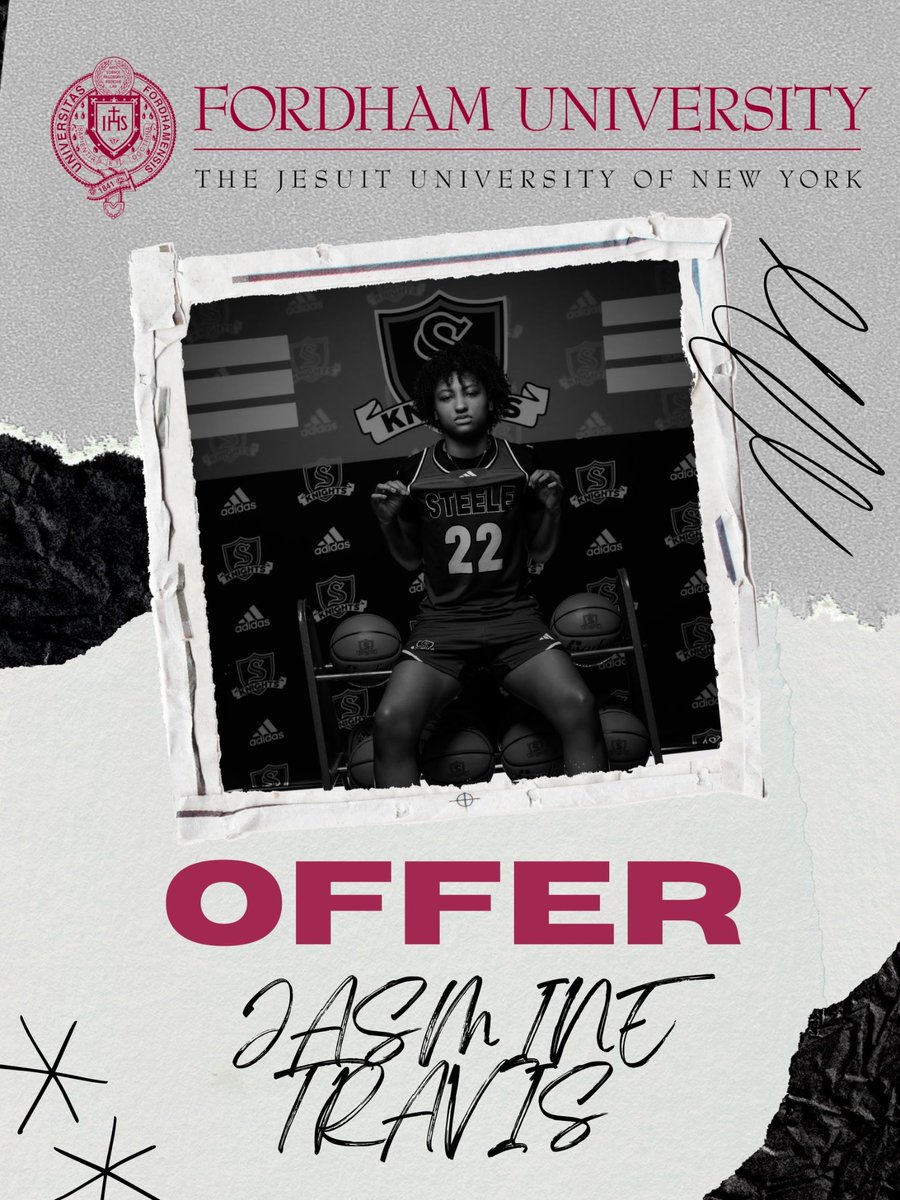 Jasmine Travis (@jasmine_travis0) on Twitter photo After having a great conversation with <a href="/Coach_Beeee/">Bridgette Mitchell</a>, I am excited to announce that I have received an offer from <a href="/FordhamWBB/">Fordham Women's Basketball</a>. Looking forward on continuing to build this relationship! <a href="/SAFinestbball/">SA Finest Basketball</a> <a href="/slkbasketball/">Steele Girls Bball</a> After having a great conversation with <a href="/Coach_Beeee/">Bridgette Mitchell</a>, I am excited to announce that I have received an offer from <a href="/FordhamWBB/">Fordham Women's Basketball</a>. Looking forward on continuing to build this relationship! <a href="/SAFinestbball/">SA Finest Basketball</a> <a href="/slkbasketball/">Steele Girls Bball</a>