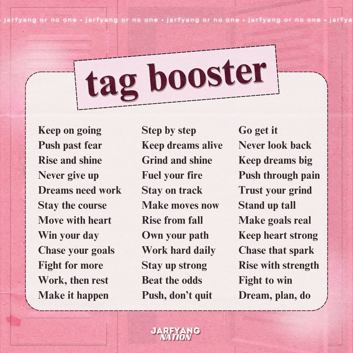 JARFYANG TRENDSETTER tweet media