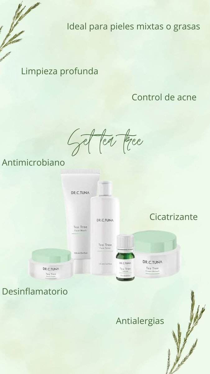 brinelacollado's tweet image. Esta maravillosa línea para quién sufra de acné, también pueden usar el jabón.  #TeaTree de #Farmasi