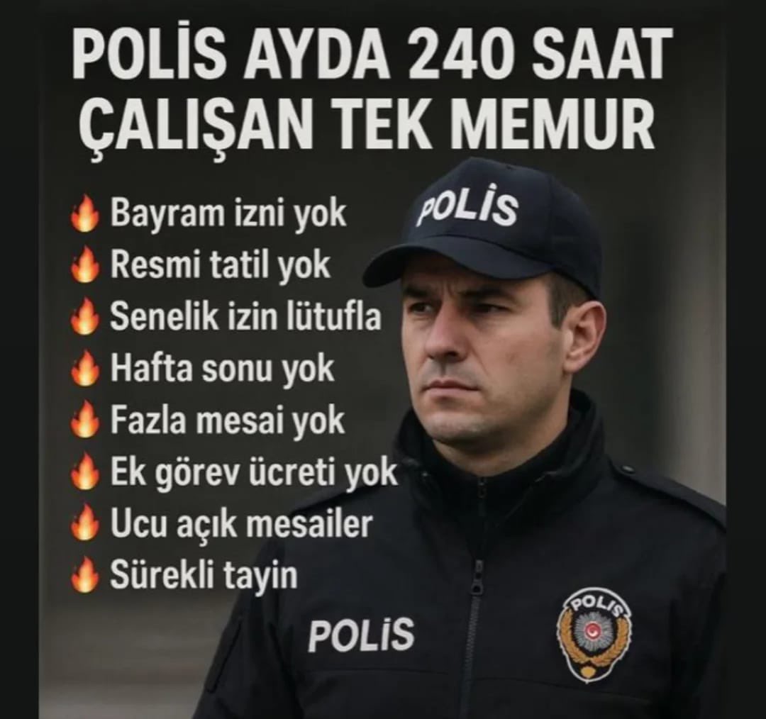 Yatan memurlara değilde devlete gercek hizmet edenlerin hakkı verilse #PolisÇözümBekliyor