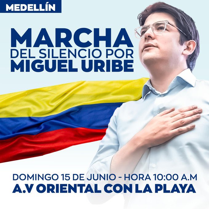 El domingo es la Marcha del silencio debemos acudir masivamente por nuestra patria, por nuestro destino, Colombia unida 🇨🇴🇨🇴🇨🇴🇨🇴🇨🇴🇨🇴🇨🇴repliquemos los sitios de reunión.  Adelante 👏👏👏👏👏🇨🇴🇨🇴🇨🇴🇨🇴