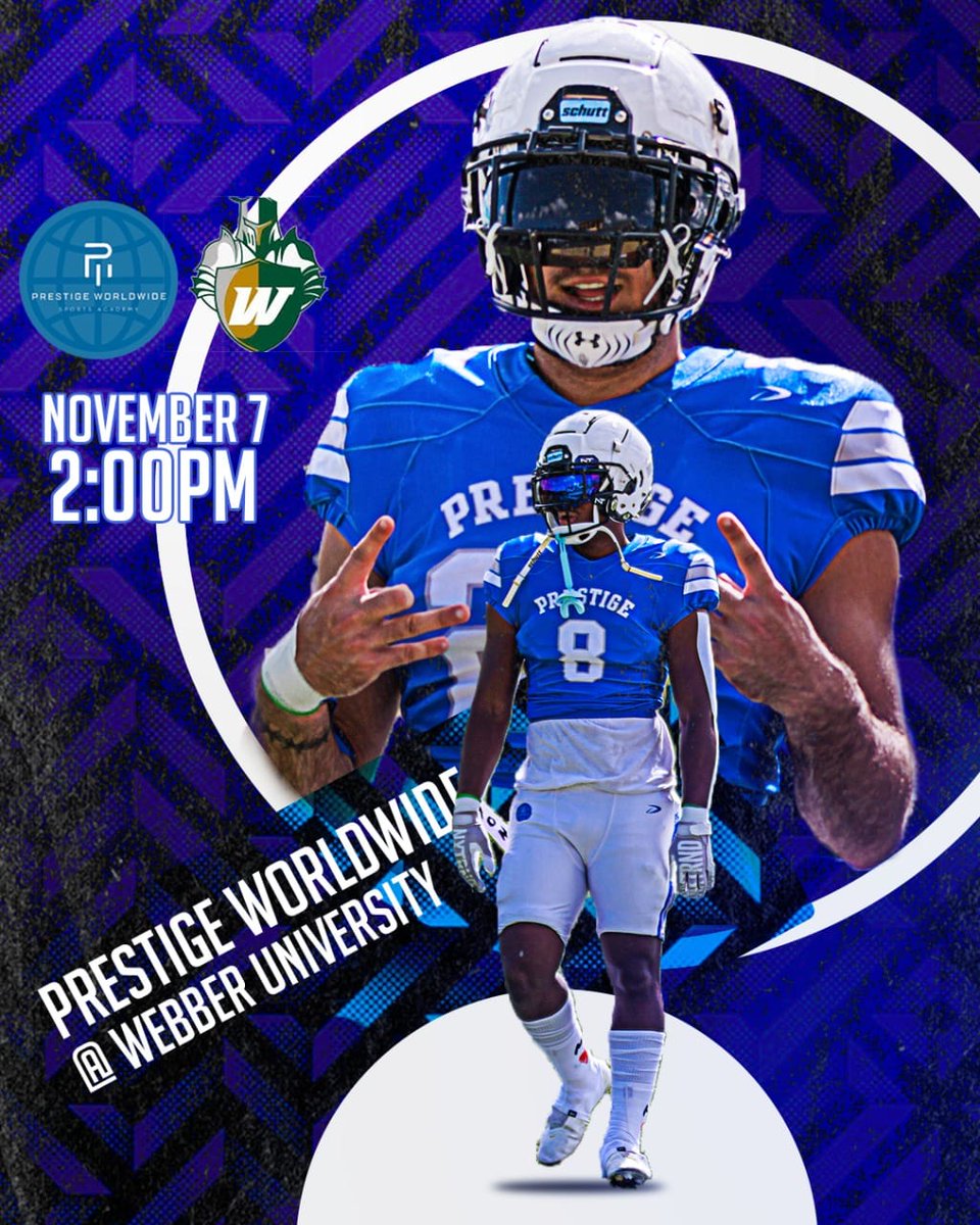 Post Grad Football (@pwrecruits2022) on Twitter photo Still seeking a few more select lineman on both sides of the ball.
Guranteed playing time
Maintain your college eligibility and go into the 2026 recruiting class.
<a href="/prestigewsafb/">Prestige Worldwide Sports Academy Football (PG)</a>
pwsportsacademy.com Still seeking a few more select lineman on both sides of the ball.
Guranteed playing time
Maintain your college eligibility and go into the 2026 recruiting class.
<a href="/prestigewsafb/">Prestige Worldwide Sports Academy Football (PG)</a>
pwsportsacademy.com