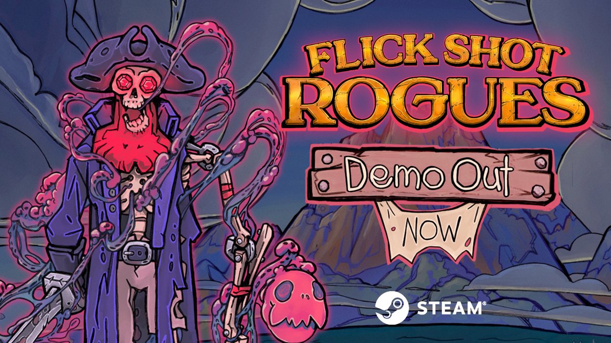Noodlecake - Wishlist Sacre Bleu & Winter Burrow! (@noodlecakegames) on Twitter photo Just another reminder that Flick Shot Rogues still has a demo up for #SteamNextFest!
<a href="/butterByTheFish/">Flick Shot Rogues - Wishlist Now π¦</a> is also hosting an awesome contest to win a free copy of the game upon release!
Join usssssss
store.steampowered.com/app/2427450/Flβ¦
#FlickShotRogues #roguelike #gamedev #indiegames Just another reminder that Flick Shot Rogues still has a demo up for #SteamNextFest!
<a href="/butterByTheFish/">Flick Shot Rogues - Wishlist Now π¦</a> is also hosting an awesome contest to win a free copy of the game upon release!
Join usssssss
store.steampowered.com/app/2427450/Flβ¦
#FlickShotRogues #roguelike #gamedev #indiegames
