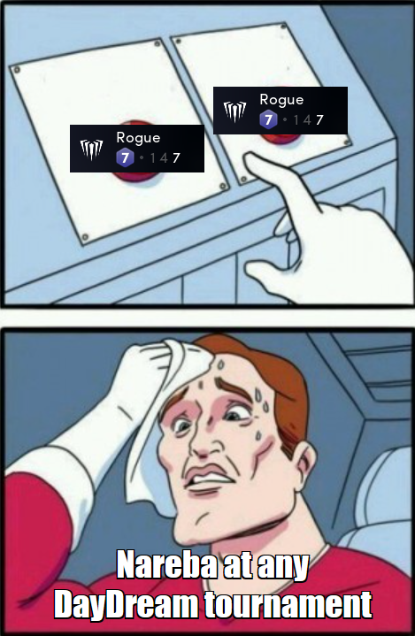 Common dilemma in DayDream tournaments <a href="/NarebaCrypto/">Nareba Crypto</a>