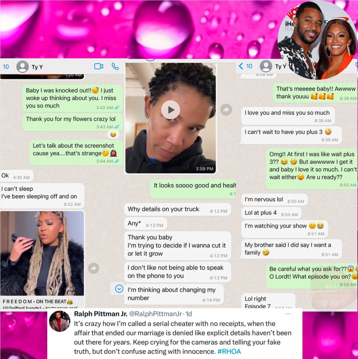 baddietvv's tweet photo. DREW SIDORA'S EX RALPH PITTMAN LEAKS RECEIPTS OF DREW’S ALLEGED ROMANCES WITH TY YOUNG..

Thoughts?

#RHOA #bravotv #DREWSIDORA #ralphpittman https://t.co/efweAIn1Nt