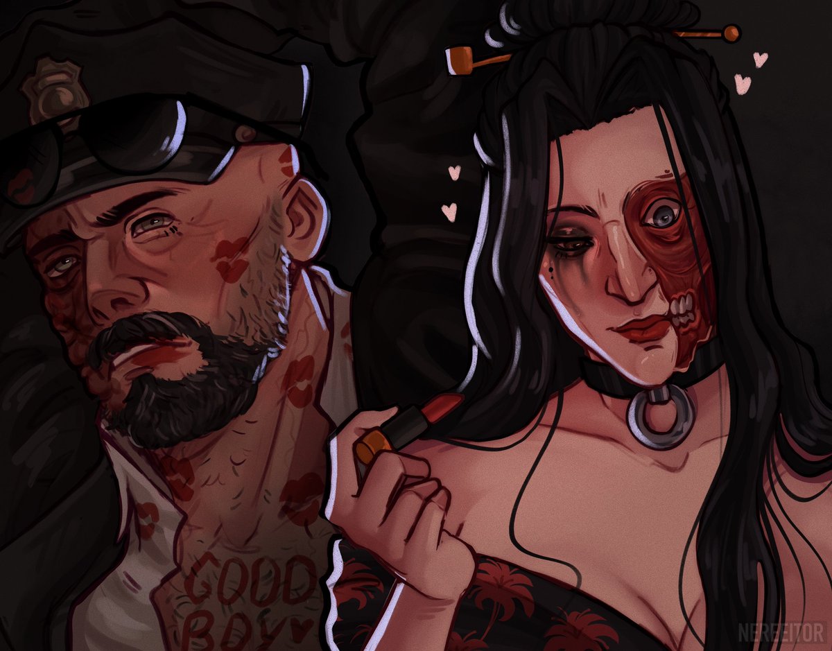 nereeitor's tweet image. C0mms I did for @/gaycannibalistictendencies on Tumblr of his oc and Coyle :)
#theoutlasttrials #lelandcoyle