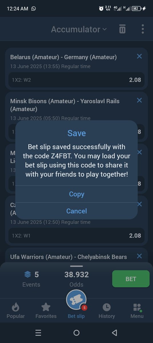 billionairecone's tweet photo. Z4FBT

39 ODDS 

#1xbet https://t.co/kVjpp2LHzU