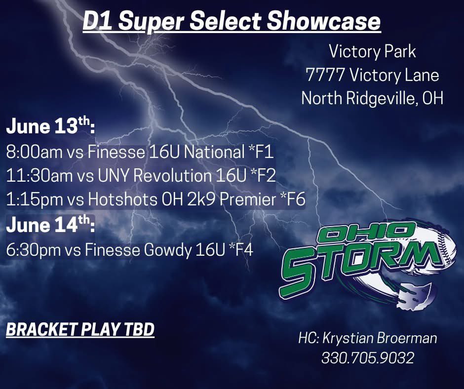 Bailee Griffith (@griffithbailee6) on Twitter photo Come out and watch us this weekend! 2nd weekend back with this team!
<a href="/OH_Storm16uPrem/">Ohio Storm 16U Premier</a>
<a href="/CoastalSoftball/">Coastal Carolina SB</a> <a href="/coach_kgreen/">Kelley Green</a>
<a href="/MaloneUSoftball/">Malone University Softball</a>
<a href="/WalshUSoftball/">Walsh Softball</a> <a href="/kwoolf42/">Katie Woolf-Connell</a>
<a href="/MuskingumUnivSB/">Muskingum Softball</a> <a href="/CoachConnor4/">Laina Connor</a>
<a href="/HerdSB/">Marshall Softball</a> <a href="/mzerkleee/">Morgan Zerkle</a>
<a href="/JMUSoftball/">JMU Softball</a> <a href="/Coach_LaPorte/">Loren LaPorte</a>
<a href="/YSUSoftball/">Youngstown State Softball 🐧</a>
<a href="/BGSUSoftball/">BGSU Softball</a> Come out and watch us this weekend! 2nd weekend back with this team!
<a href="/OH_Storm16uPrem/">Ohio Storm 16U Premier</a>
<a href="/CoastalSoftball/">Coastal Carolina SB</a> <a href="/coach_kgreen/">Kelley Green</a>
<a href="/MaloneUSoftball/">Malone University Softball</a>
<a href="/WalshUSoftball/">Walsh Softball</a> <a href="/kwoolf42/">Katie Woolf-Connell</a>
<a href="/MuskingumUnivSB/">Muskingum Softball</a> <a href="/CoachConnor4/">Laina Connor</a>
<a href="/HerdSB/">Marshall Softball</a> <a href="/mzerkleee/">Morgan Zerkle</a>
<a href="/JMUSoftball/">JMU Softball</a> <a href="/Coach_LaPorte/">Loren LaPorte</a>
<a href="/YSUSoftball/">Youngstown State Softball 🐧</a>
<a href="/BGSUSoftball/">BGSU Softball</a>