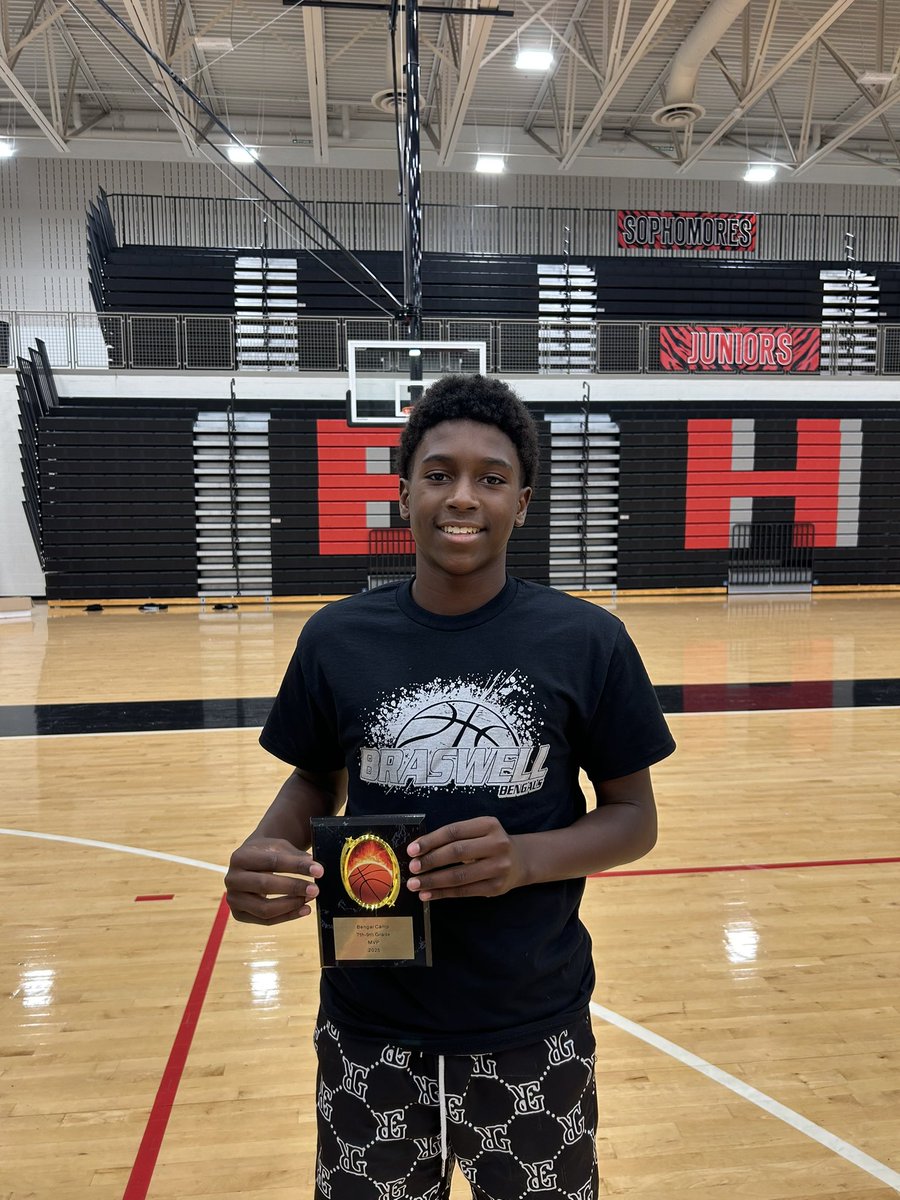 Another great camp.  This time 7th-9th grade.  Future is bright for the Bengals! 

Special recognition to our award winners:
Lightning—Torian 
1 on 1—Haiku
Hot Shot—Tyler
3 pt—Jonathan
Future Bengal—Chase
MVP—Emir