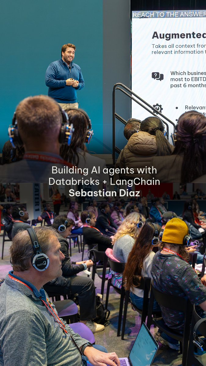 Qubika (@thisisqubika) on Twitter photo At the Databricks #DataAISummit, Qubika’s SVP of Data & AI, Sebastian Diaz, delivered a session to a packed house on building AI agents with <a href="/databricks/">Databricks</a> and LangChain.
Reach out to our team to learn more about the Qubika approach qubika.com/events/databri… At the Databricks #DataAISummit, Qubika’s SVP of Data & AI, Sebastian Diaz, delivered a session to a packed house on building AI agents with <a href="/databricks/">Databricks</a> and LangChain.
Reach out to our team to learn more about the Qubika approach qubika.com/events/databri…