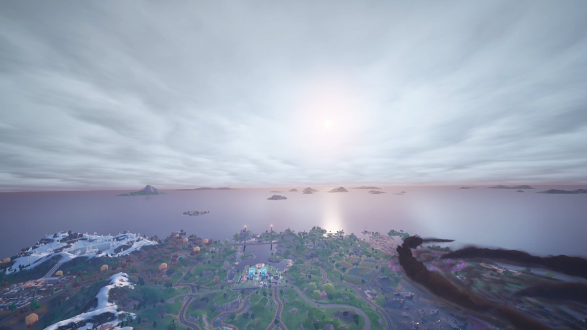 6317Davigamer's tweet image. Eu descobri que não era só cidade do crime que deixava o céu com um efeito diferente nos lugares de star wars e no  lugar do daigo também, Epic se esforçando até nos mínimos detalhes desse capitulo