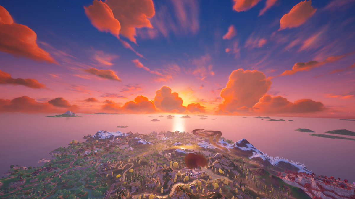 6317Davigamer's tweet image. Eu descobri que não era só cidade do crime que deixava o céu com um efeito diferente nos lugares de star wars e no  lugar do daigo também, Epic se esforçando até nos mínimos detalhes desse capitulo