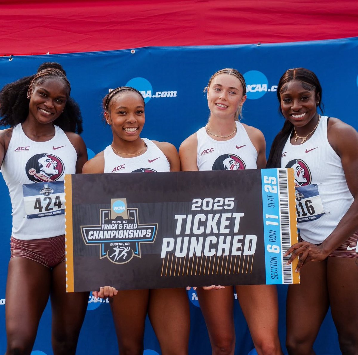 Cocoa_Track's tweet image. Cocoa Alumni Liana Tyson @tysonliana1 and her ACC record holding 4x100m relay squad of FSU have qualified for the finals at the NCAA outdoor championship in Oregon. Liana will become the 2nd Cocoa Alum to compete in the finals at a NCAA Championship. #TigerPride