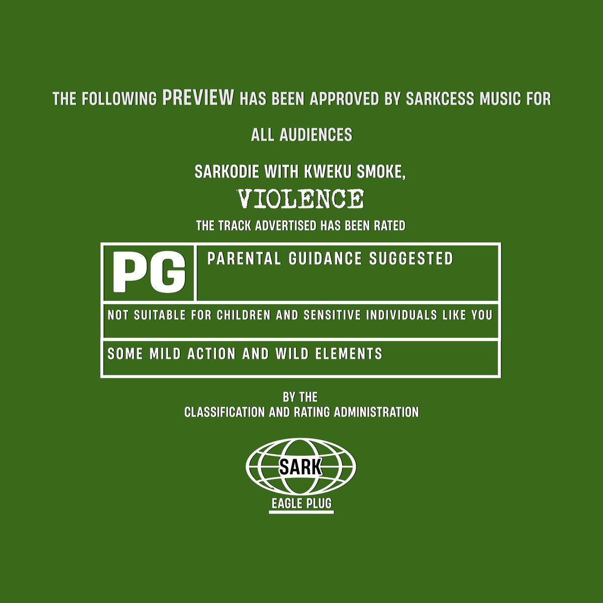 OUT WORLDWIDE #VIOLENCE  Sarkodie.lnk.to/Violence