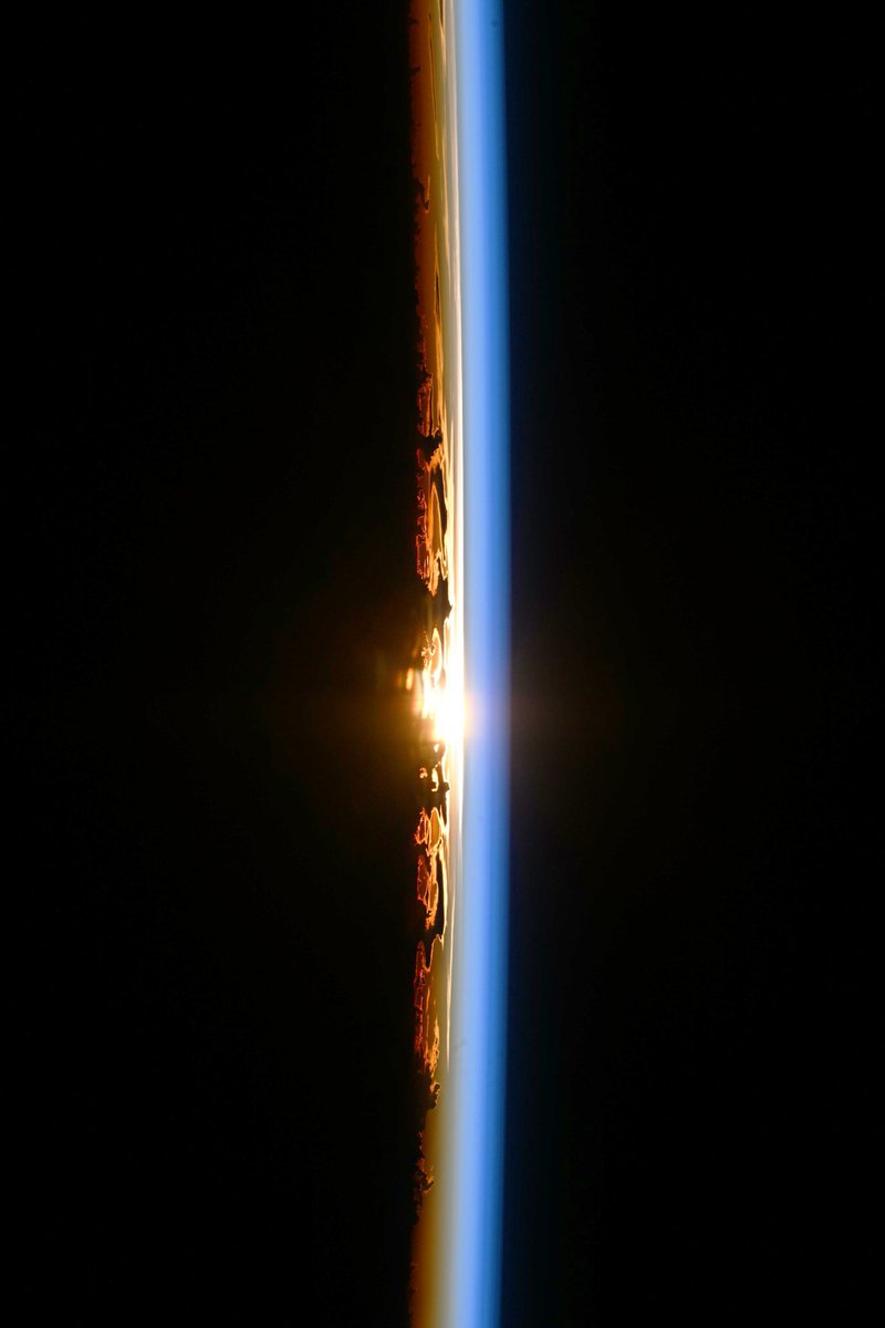 SUNRISES IN SPACE taken by NASA's astronaut Nichole Ayers