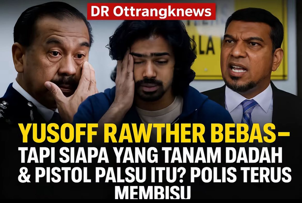 <a href="/amer7211/">Amer Hamzah</a> Siapa letak dadah dan senjata api dalam kenderaan Yusoff Rawther?

Kenapa laporan Polis yang dibuat Yusoff Rawther tak disiasat? 

Dalam laporan Polis yang dibuat Yusoff Rawther dengan jelas menamakan Anwar Ibrahim dan Farhash sebagai dalang disebalik konspirasi yang memerangkap