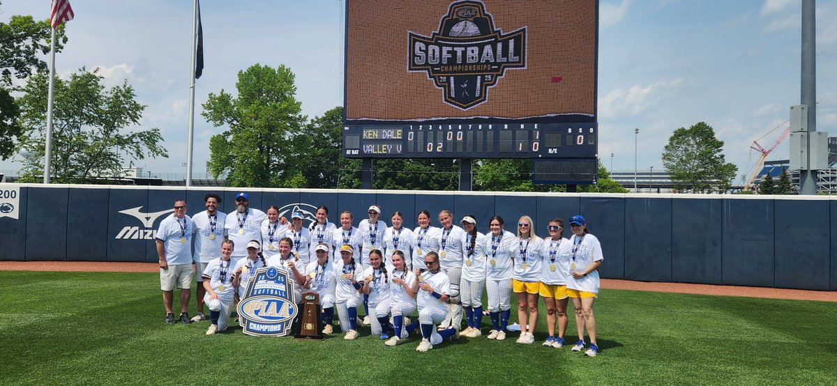 State champs
<a href="/VVCougars/">Valley View Cougars</a> 
#piaasoftball Class 4A