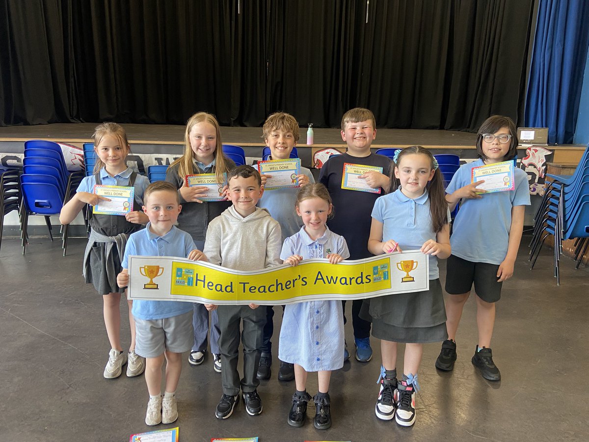 Congratulations to the winners of the Head Teacher’s Awards for this week! Keep up the good work everyone! 🌟
