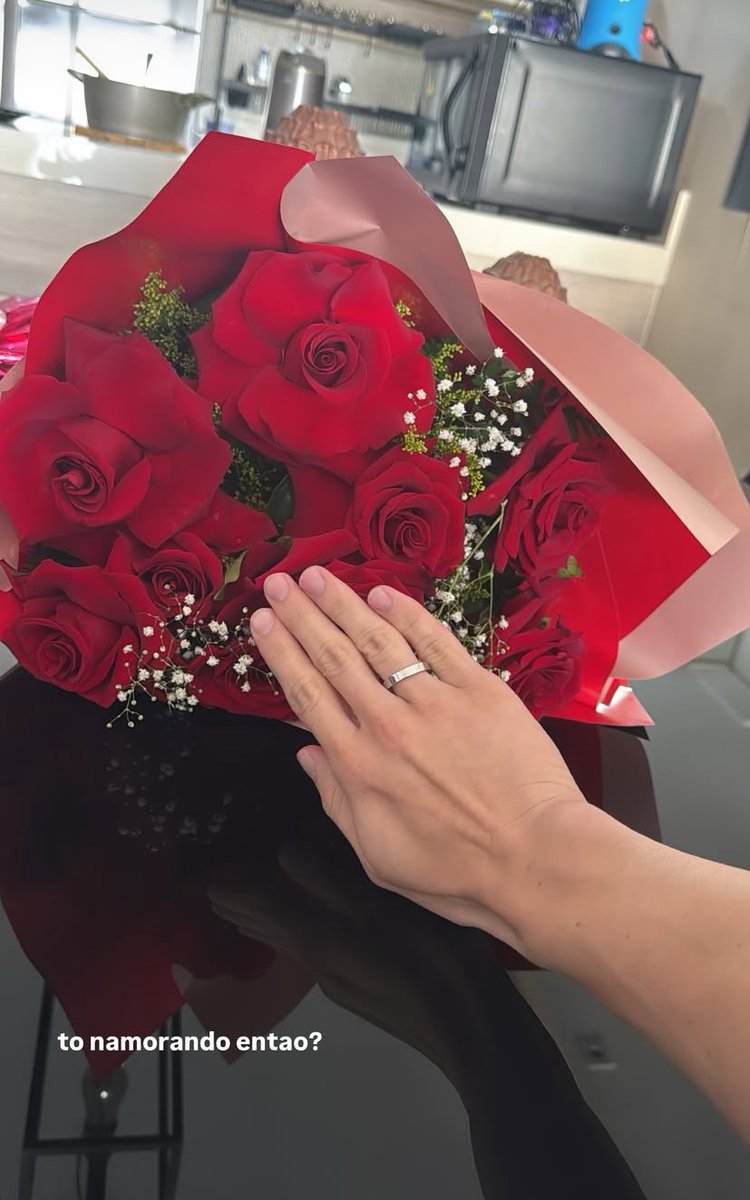 Um buquê digno da beleza de Gustavo Rocha. 🥰😍