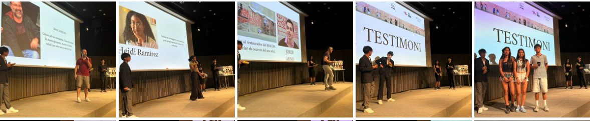 ieelisabets's tweet photo. Hem celebrat la cloenda dels projectes MACBETS (2n d’ESO) i L’Art a les nostres vides (4t d’ESO), realitzats per l’alumnat en col·laboració amb el @MACBA_Barcelona. Gràcies a @TotRaval i @PladebarrisBCN pel suport! Una experiència plena d’aprenentatges! https://t.co/3T9M9KUKbK