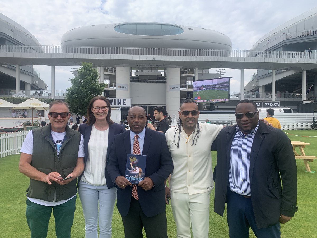 At Lords Australia v South Africa Test Match. With David Brook / Alison Mitchell / Andrien Myers and Philip Spooner.