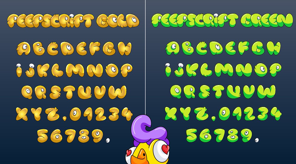 Peculiar Peeps (@peculiarpeeps_) on Twitter photo โจ Peepscript has officially landed! โจ
A whimsical font straight from the world of Peculiar Peeps โ available in Green and Gold themes. Designed by <a href="/markrise_art/">Mark Rise</a> โค๏ธโ๐ฅ
โ
TTF format
โ
Works with Microsoft Office & Adobe tools
โ
Simply install on your PC and start typing
Bring โจ Peepscript has officially landed! โจ
A whimsical font straight from the world of Peculiar Peeps โ available in Green and Gold themes. Designed by <a href="/markrise_art/">Mark Rise</a> โค๏ธโ๐ฅ
โ
TTF format
โ
Works with Microsoft Office & Adobe tools
โ
Simply install on your PC and start typing
Bring