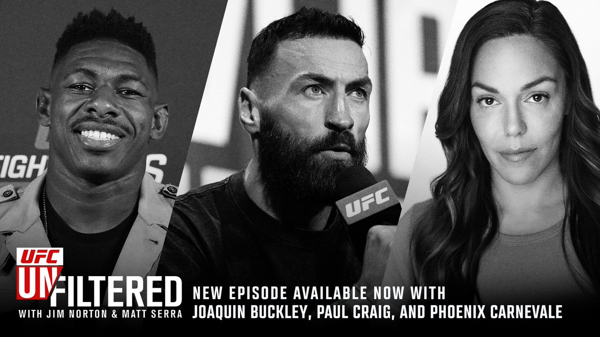 UfcUnfiltered's tweet image. Bringing the 🔥 during #UFCAtlanta fight week
Guest cohost @microphonephoen joins Jim as they discuss the aftermath of #UFC316 and fights they want to see
Then, @Newmansa94 and @PaulCraig call in before their dynamic matchups this Saturday
Listen here: apple.co/2HvJwtV