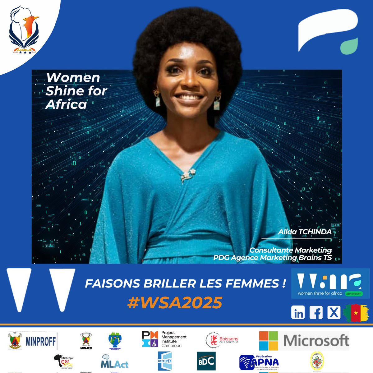 Women Shine For Africa (@womenshineafrik) on Twitter photo | ANNONCE OFFICIELLE | 🤝❤️
Une leader engagée.
Nous avons le plaisir de vous présenter #AlidaTchinda, notre Ambassadrice du jour. 😊😍
<a href="/BoissonsduCMR/">Boissons du Cameroun</a> <a href="/gateopen7/">Gateopen</a> <a href="/PMInstitute/">PMI</a> <a href="/TchodouR/">Tchodou rachel</a> <a href="/thierry_ad6116/">thierry Adamou</a> #WSA2025 #ANGLE | ANNONCE OFFICIELLE | 🤝❤️
Une leader engagée.
Nous avons le plaisir de vous présenter #AlidaTchinda, notre Ambassadrice du jour. 😊😍
<a href="/BoissonsduCMR/">Boissons du Cameroun</a> <a href="/gateopen7/">Gateopen</a> <a href="/PMInstitute/">PMI</a> <a href="/TchodouR/">Tchodou rachel</a> <a href="/thierry_ad6116/">thierry Adamou</a> #WSA2025 #ANGLE