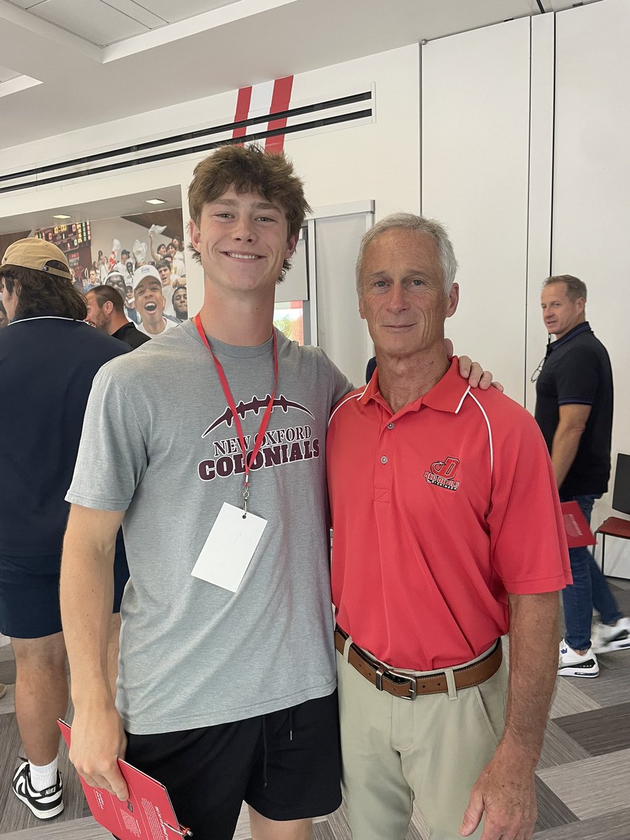 LukeFrey18Ox's tweet image. Great visit to @DCRedDevilFB yesterday! Loved hearing about the program from @CoachFordyce_DC and thanks to Coach Quattrone for inviting me. Really enjoyed visiting campus and seeing the great facilities. @wearetheox @CVSDathletics