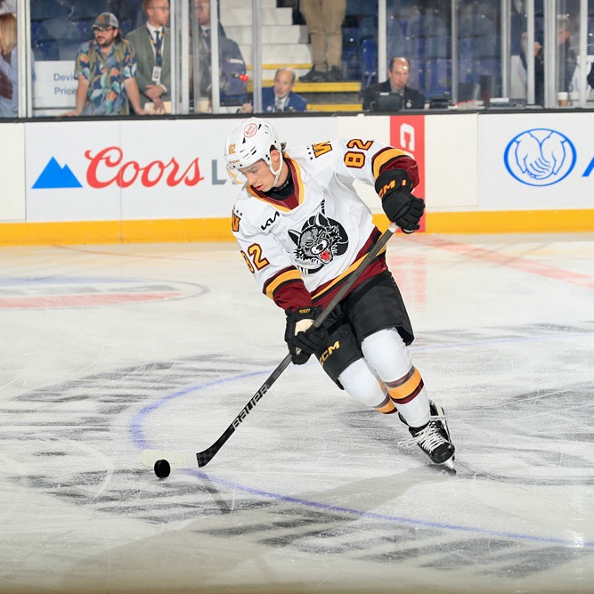 Congrats to Bradly Nadeau on being named to the 2024-25 AHL Top Prospect Team!!

The Saint-François de Madawaska, New Brunswick product is one of five players in AHL history to record a 30-goal season before the age of 20.

His rookie campaign was full of highlights, finishing