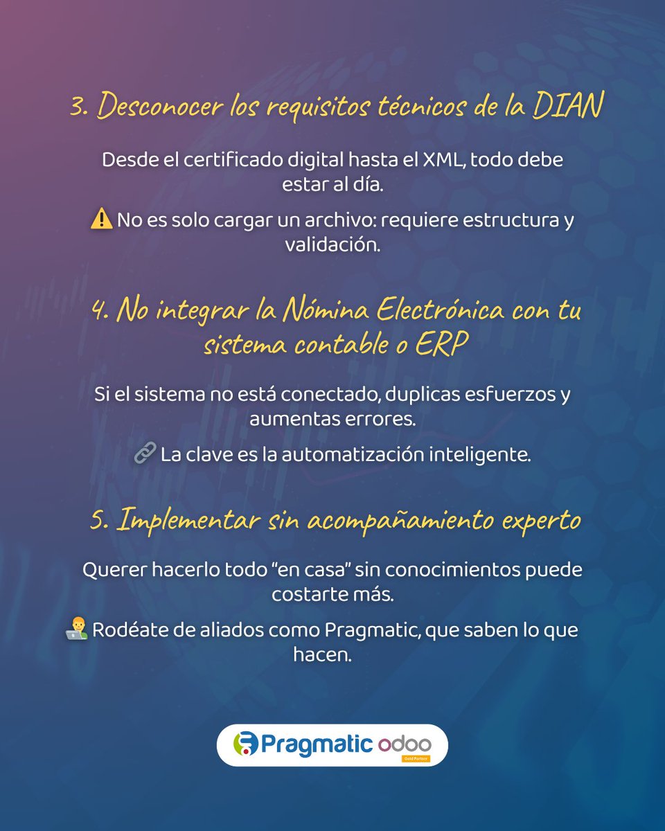 pragmaticsas's tweet image. 🎯 ¿Quieres simplificar en Odoo tu nómina electrónica y evitar errores? 📆
Acompáñanos el próximo 2 de julio a las 10:00am en nuestro Webinar Gratuito..

🔗 Inscríbete aquí 👉 pragmatic.com.co/r/cej
📲 O escríbenos: wa.me/573014349446

#NóminaElectrónica #Webinar #Colombia