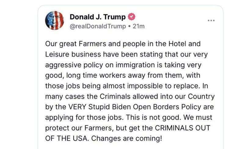 Suzierizzo1's tweet photo. I’m curious how many of his Billionaire friends called him up and told him to stop taking all their workers because without them they have nothing. Kid Rock had to close his restaurant because of Trump’s new policy.Immigrants are the ones that make these Billionaires rich! 😡 https://t.co/MAq4X4ofOi